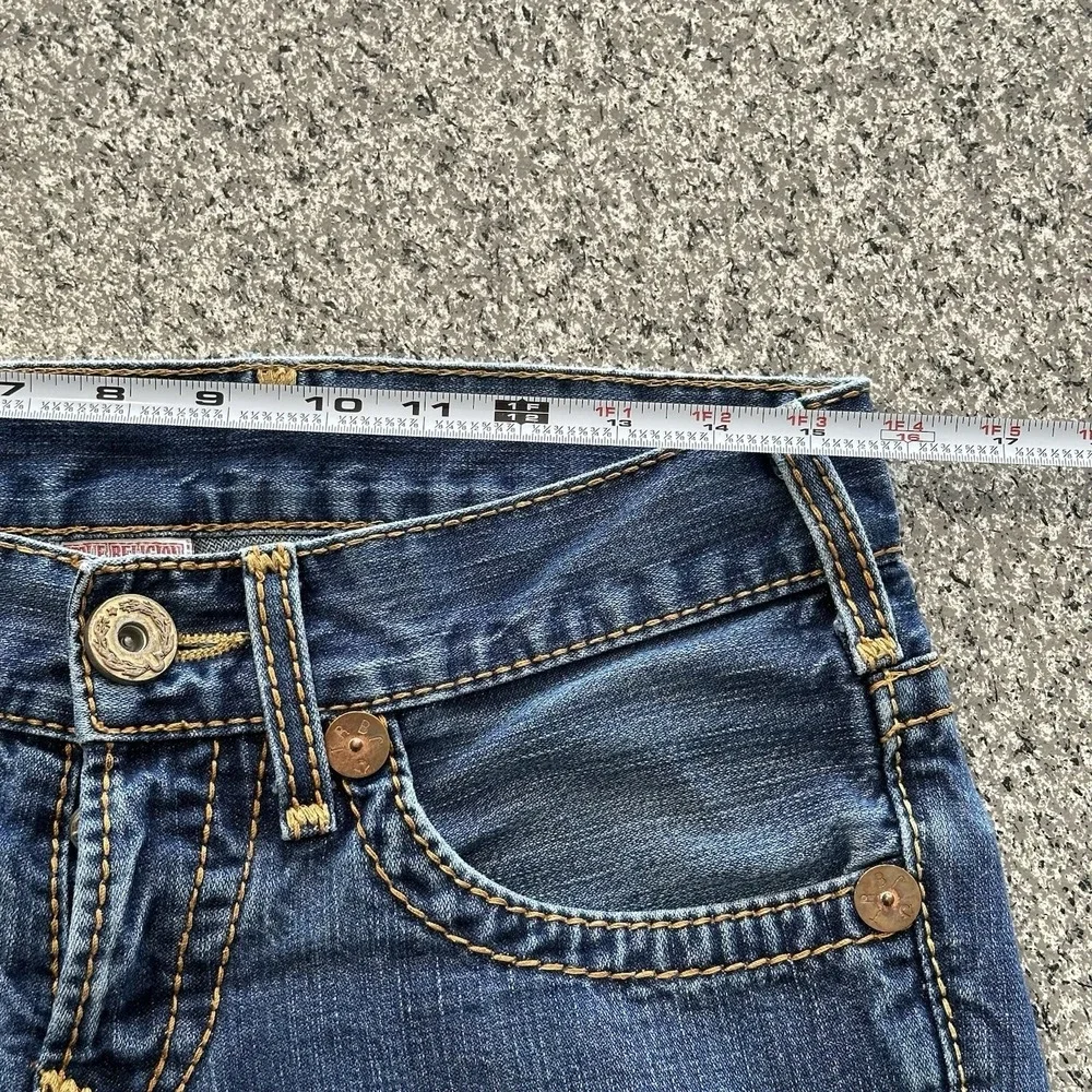 True Religion Corey Big T Jeans Mens 30x32 Heritage Bootcut Thick Stitch USA